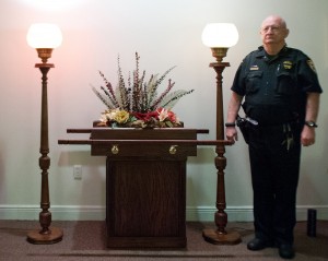 Deputy Dennis Campbell takes part in the Honor Vigil