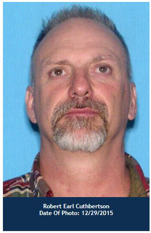 Sexual Predator Change of Address Notification – Robert Earl Cuthbertson
