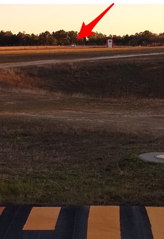 Plane Lands Short of Runway