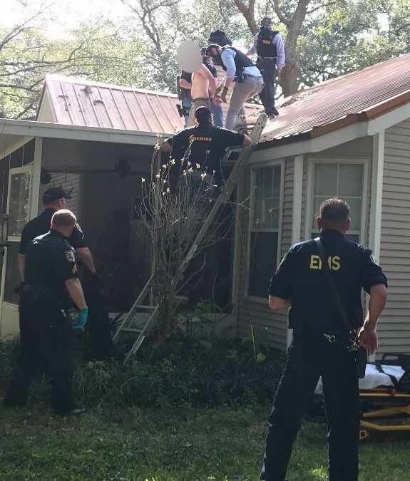 OCSO Arrests Man Causing Disturbance on Rooftop